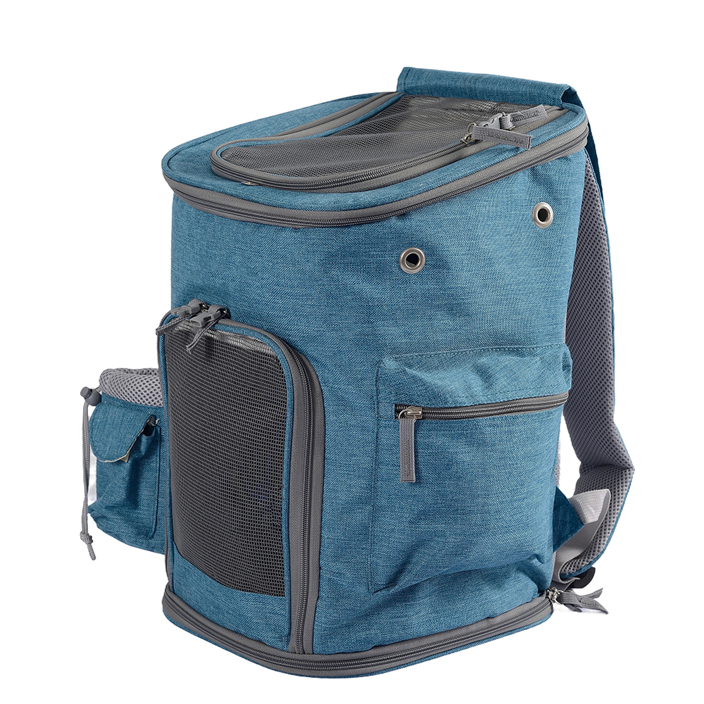Oxford Pet Carrier Breathable Cat Travel BackpackMaliliit na peg 