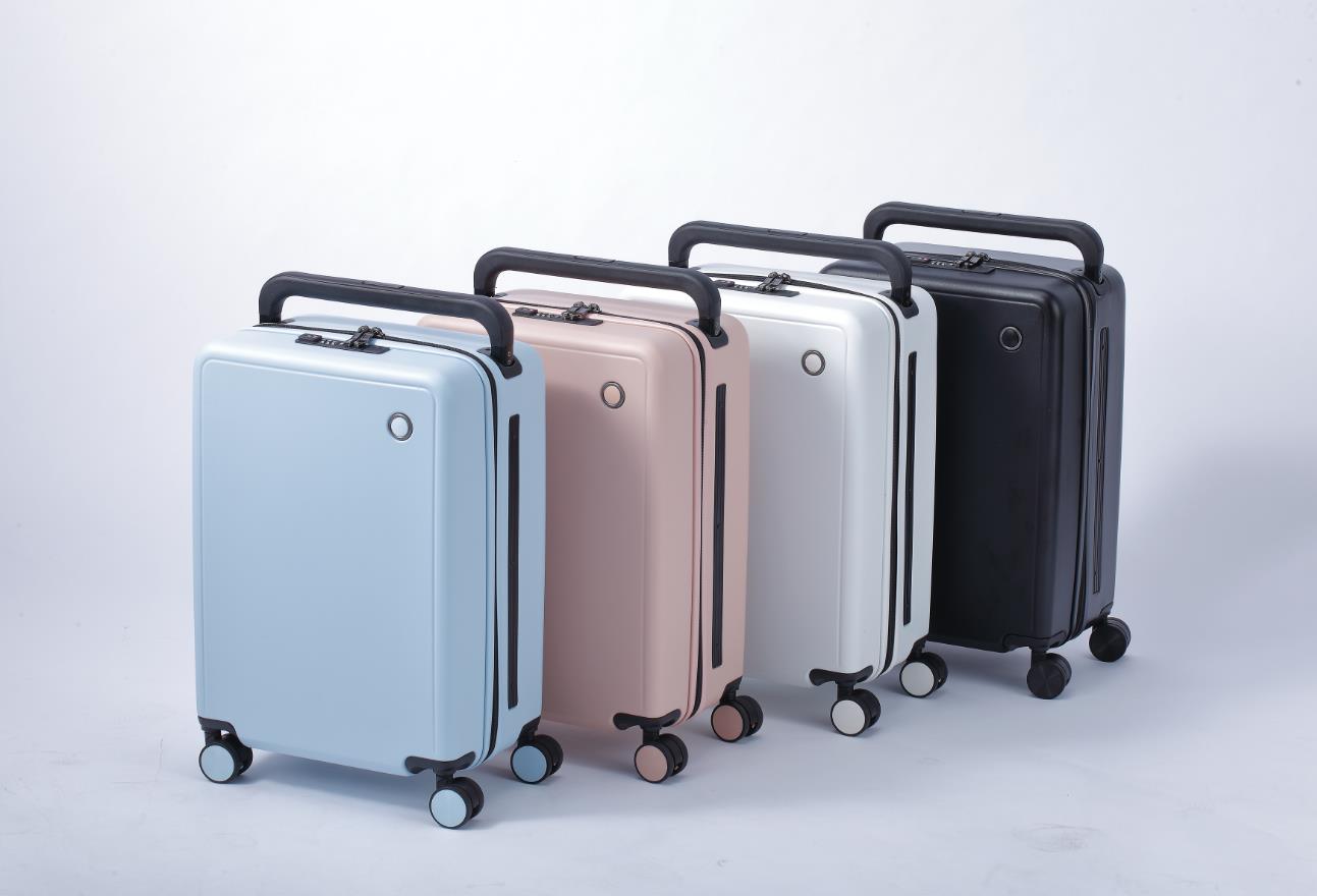 20-inch wide trolley luggage carry on boarding case na may USB charger