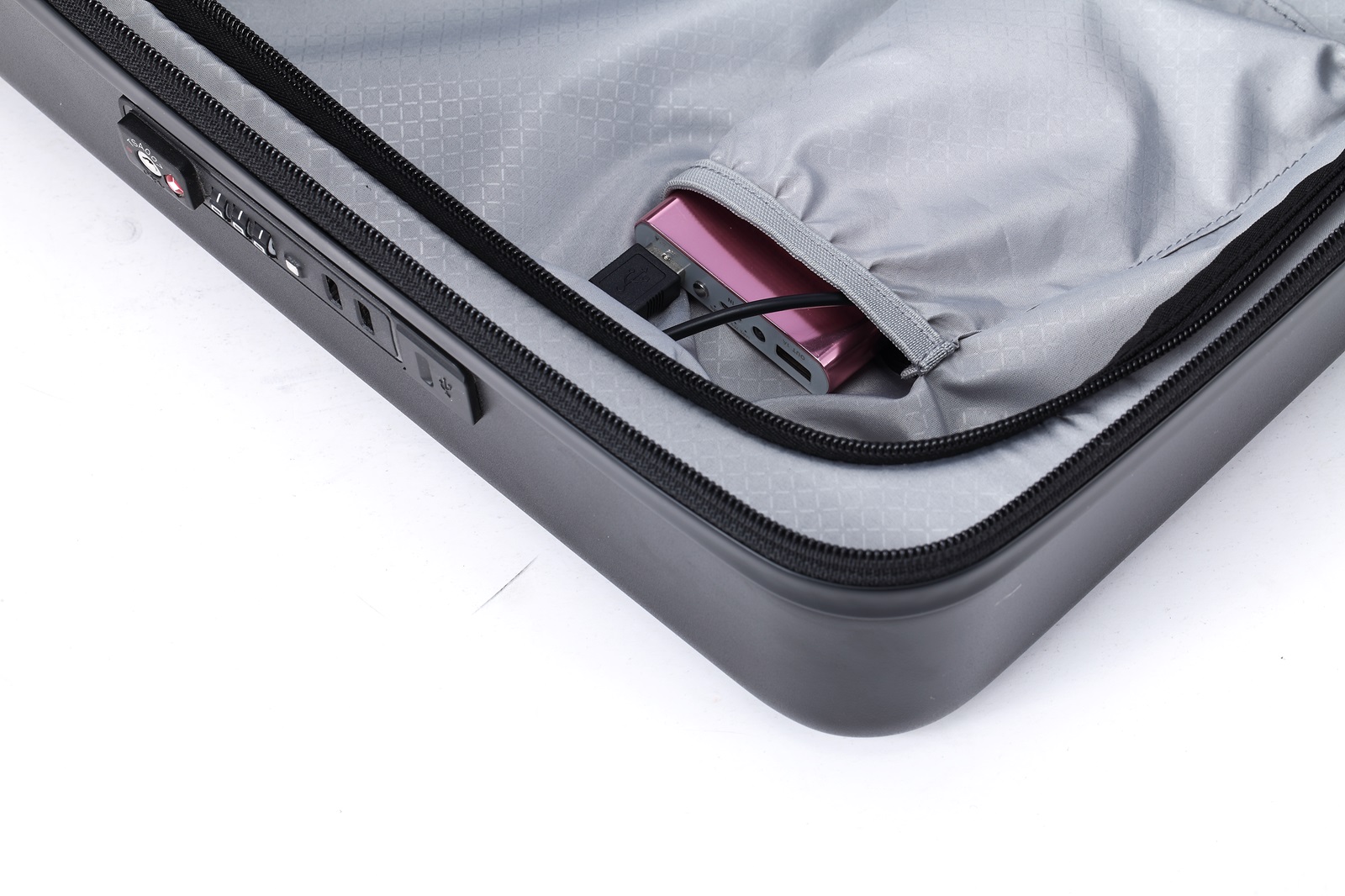 20-inch ABS+PC hard case trolley luggage maleta silk screen ibang pattern