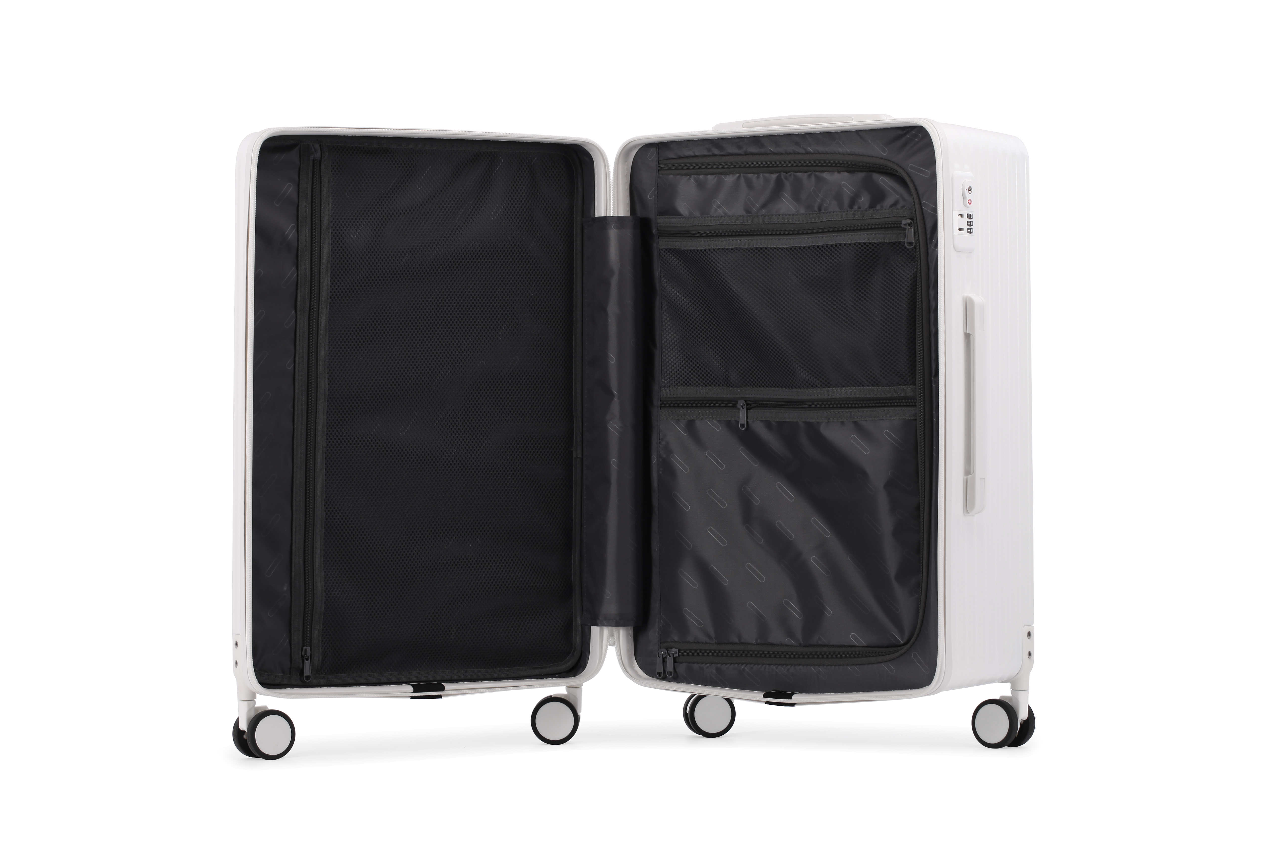 3 pcs trolley luggage maleta set PP luggage shell factory customized direct sell