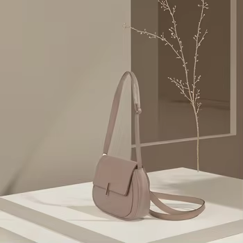babaeng single shoulder handbag eleganteng ladies cross body leather bag