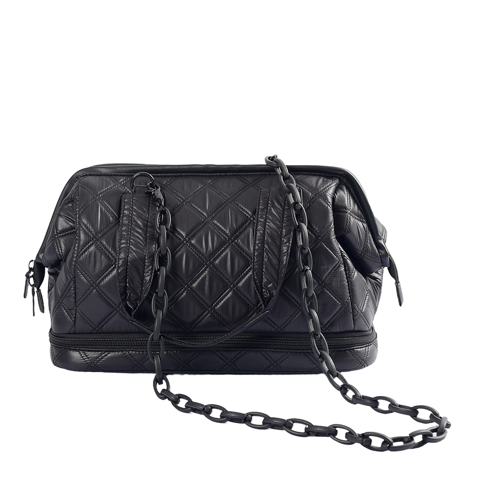 malaking kapasidad puffy duffle weekender bag unisex gym handbag