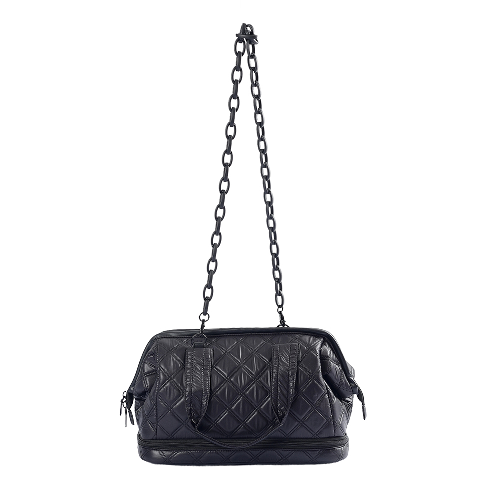 malaking kapasidad puffy duffle weekender bag unisex gym handbag