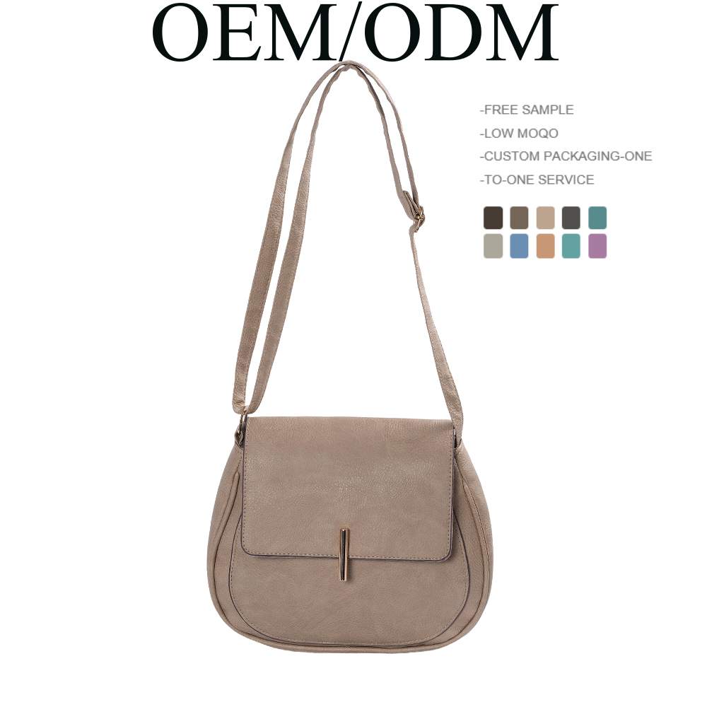 babaeng single shoulder handbag eleganteng ladies cross body leather bag