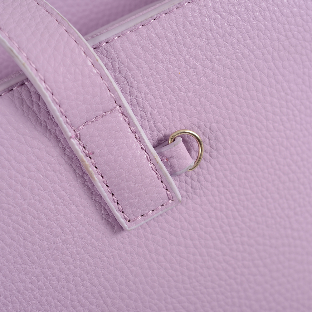 malaking kapasidad tote bag PU leather para sa babae matibay na hanbag
