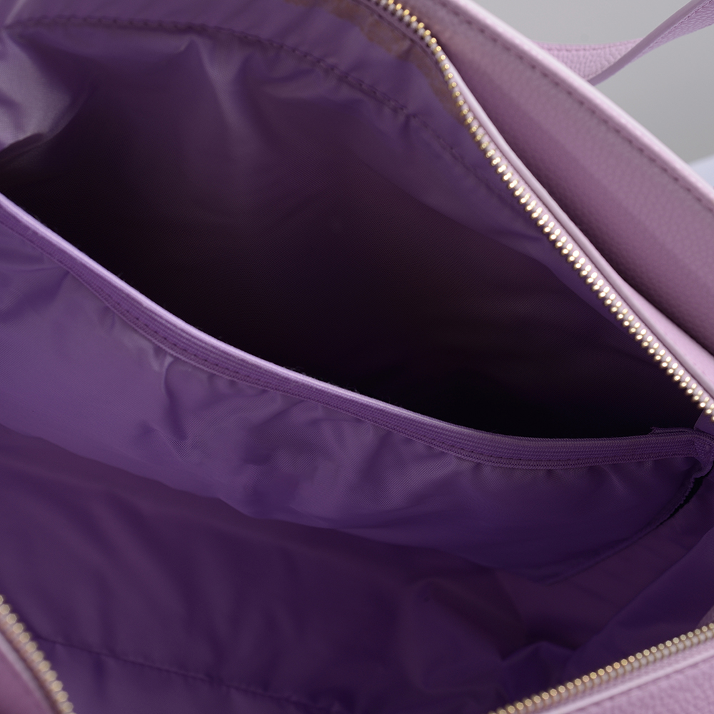 malaking kapasidad tote bag PU leather para sa babae matibay na hanbag