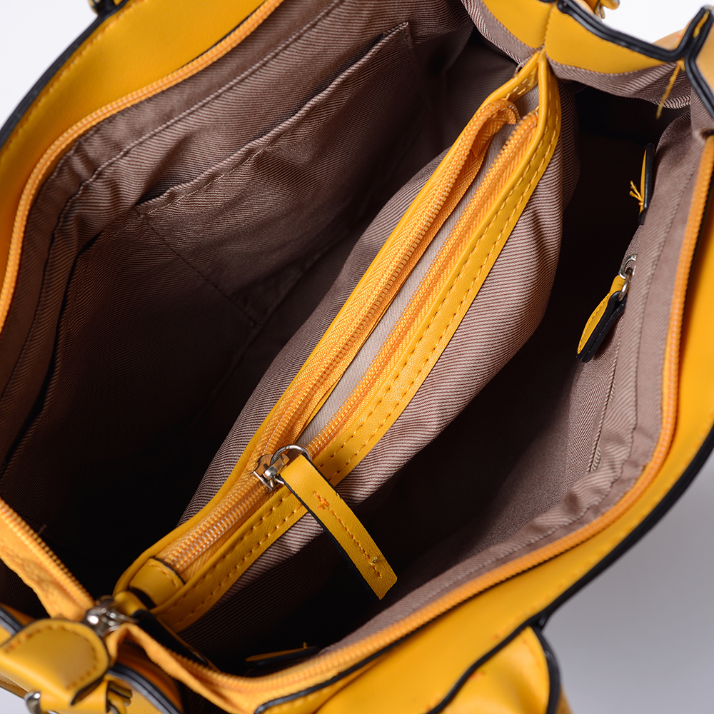 Luxury women leather handbag single shoulder bag na may adjustable strap sling lady crossbody bag na may Zipper Pouch