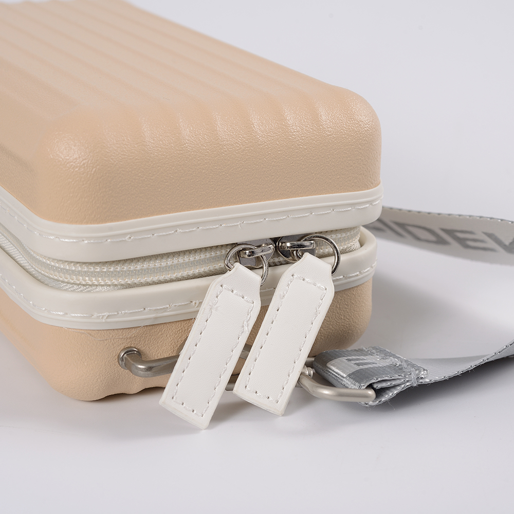 7-inch ABS mini hard case cross body bag portable carry on bag
