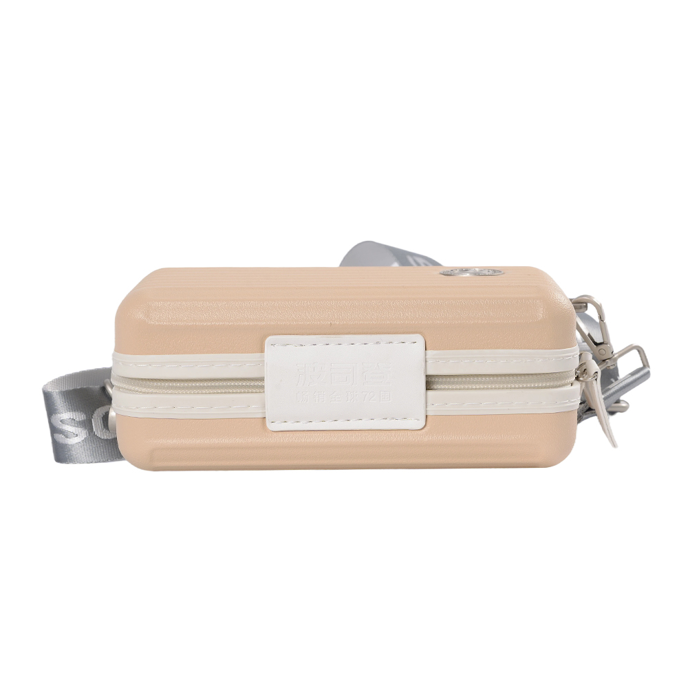 7-inch mini make up case box custom na mataas na kalidad na crossbosy strap high end carry on case
