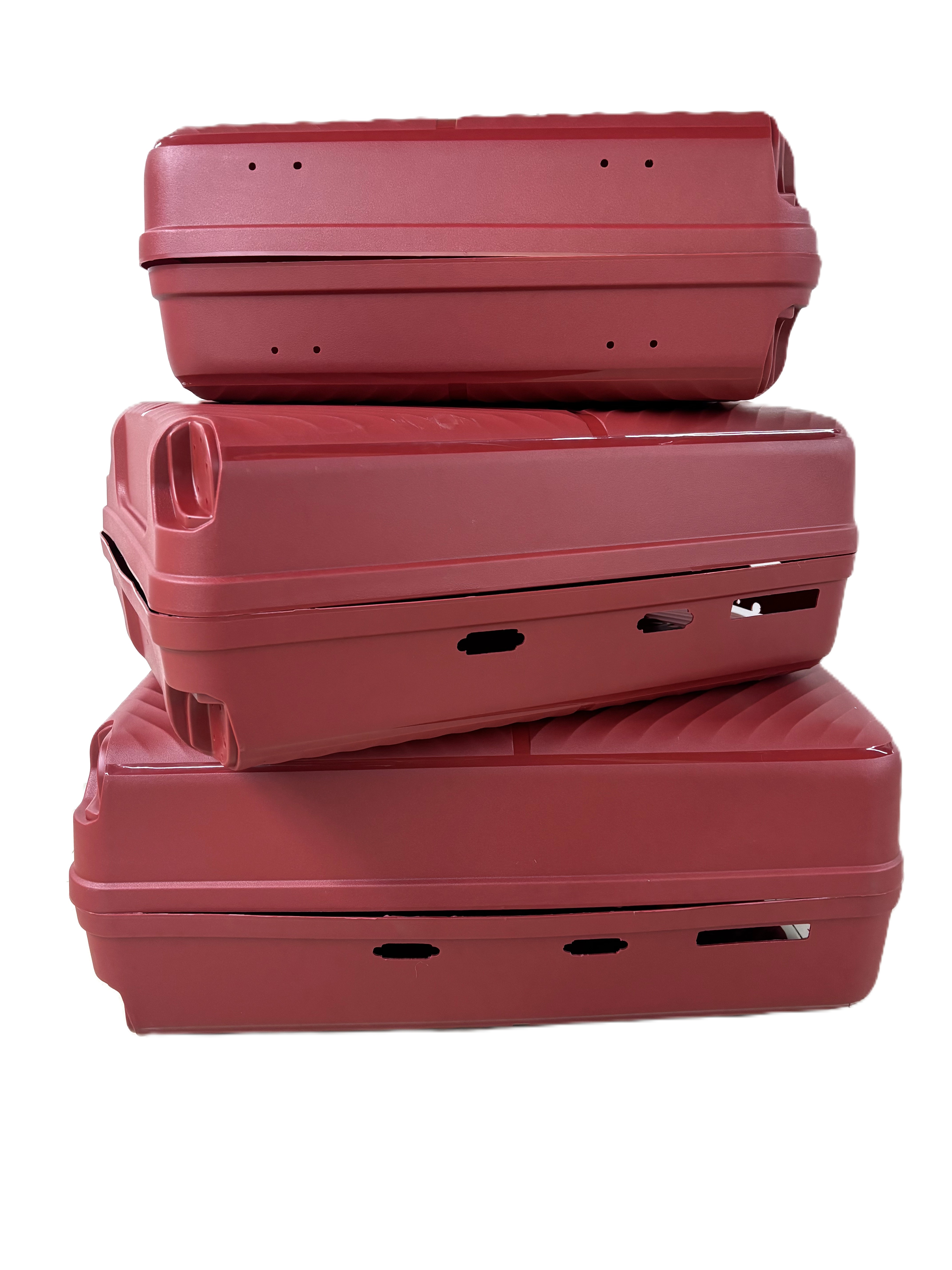 Luggage shell tapos na produkto o SKD suportado factory murang presyo ganap na 12 piraso sa set