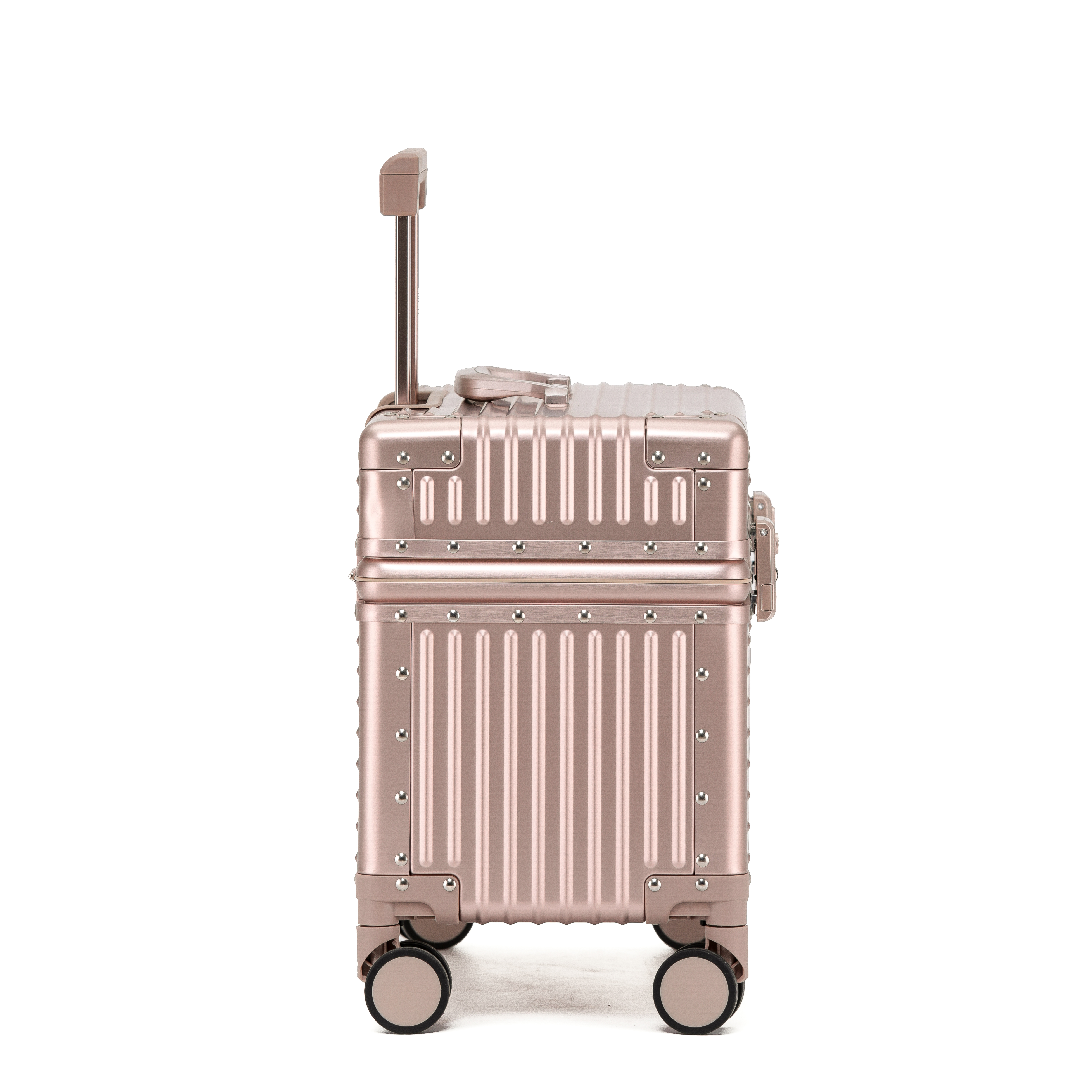 Magnesium-aluminum alloy luggage case 18-inch high end boarding case